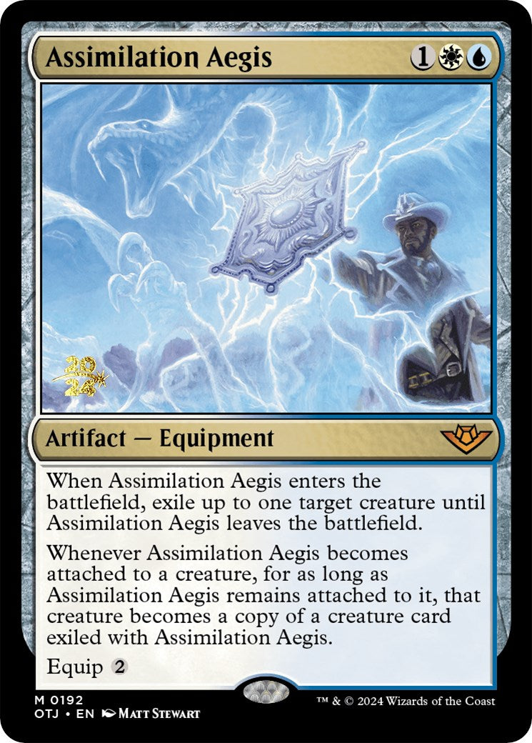 Assimilation Aegis [Outlaws of Thunder Junction Prerelease Promos]