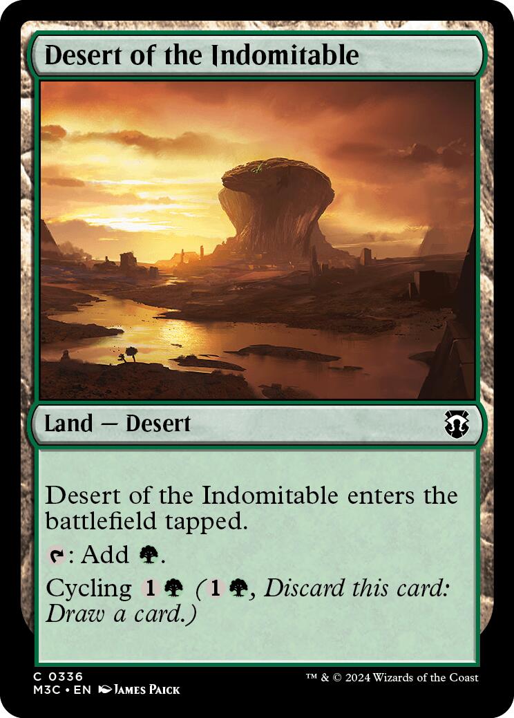 Desert of the Indomitable [Modern Horizons 3 Commander]