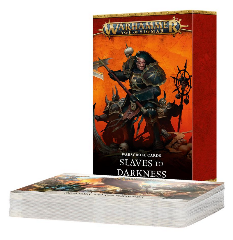 Warhammer Age of Sigmar | Warscroll Cards: Slaves to Darkness (4th Edition)