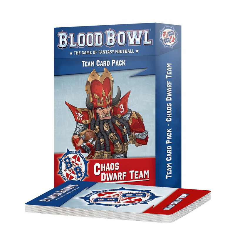 Blood Bowl: Chaos Dwarf Team - Team Card Pack