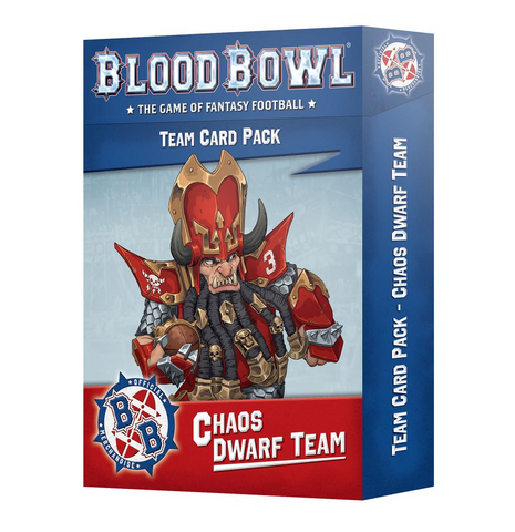 Blood Bowl: Chaos Dwarf Team - Team Card Pack *OUT OF PRINT*