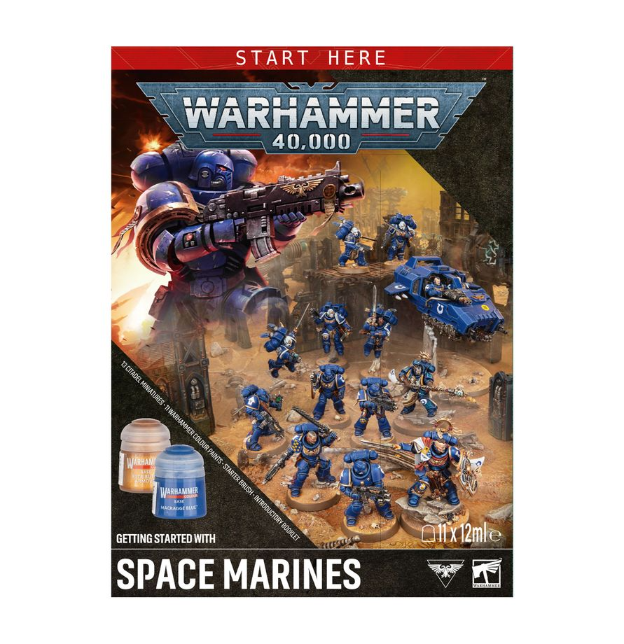 Warhammer 40,000 Getting Started with Space Marines (PRESALE 07/25/26)