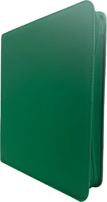 Premium Series 9-Pocket Toploader Zippered Binder [Green/Green]