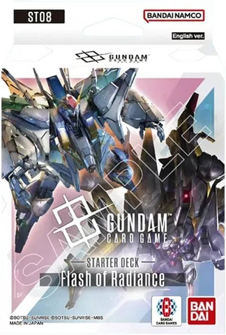 Gundam TCG Flash of Radiance Starter Deck (ST08) **Local Pick-Up and Purchase Only**