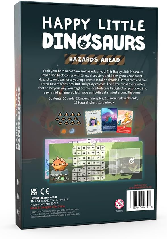 Happy Little Dinosaurs: Hazards Ahead Expansion Pack [Expansion]