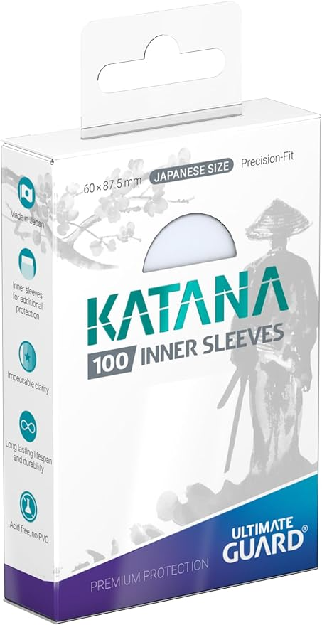 Ultimate Guard Japanese Katana Sleeves - Inner Sleeves