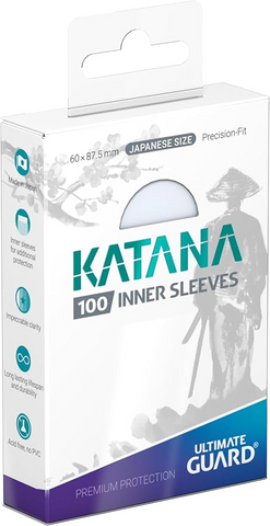 Ultimate Guard Japanese Katana Sleeves - Inner Sleeves