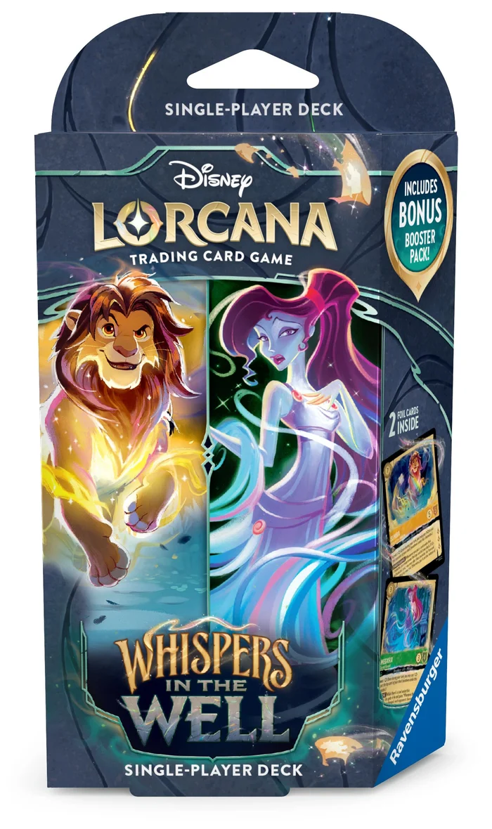 Disney Lorcana TCG: Whispers in the Well Starter Deck [Amber & Emerald]