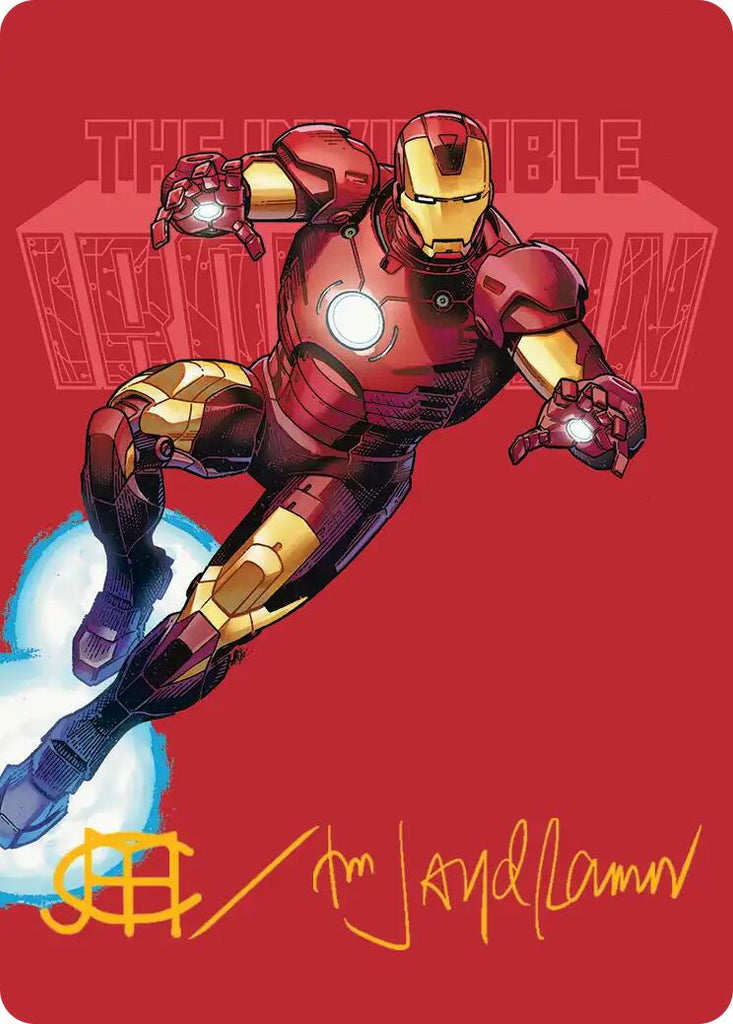 The Invincible Iron Man Art Card (Gold-Stamped Signature) [Marvel Supe