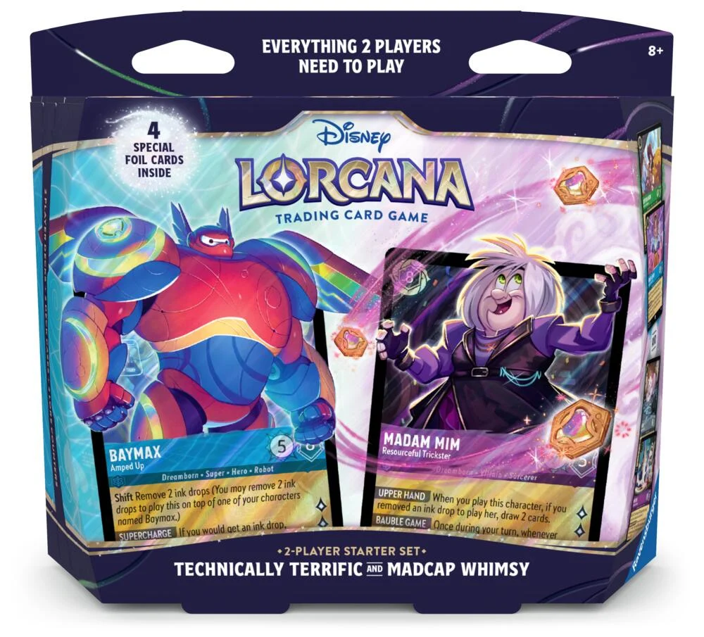 Disney Lorcana TCG: 2-Player Starter Set - Technically Terrific and Madcap Whimsy