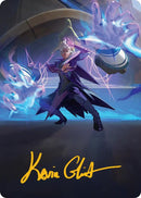 Null Summoner Art Card (Gold-Stamped Signature) [Reality Fracture Art Series]