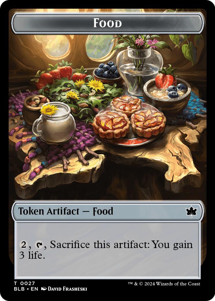 Treasure // Food Double-Sided Token [Secrets of Strixhaven Tokens]