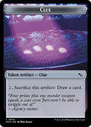 Starscape Cleric // Clue Double-Sided Token [Secrets of Strixhaven Tokens]