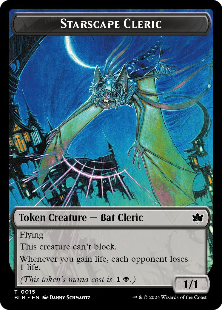 Starscape Cleric // Clue Double-Sided Token [Secrets of Strixhaven Tokens]
