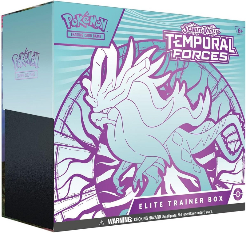 Pokémon TCG | Scarlet & Violet: Temporal Forces Elite Trainer Box (Walking Wake)