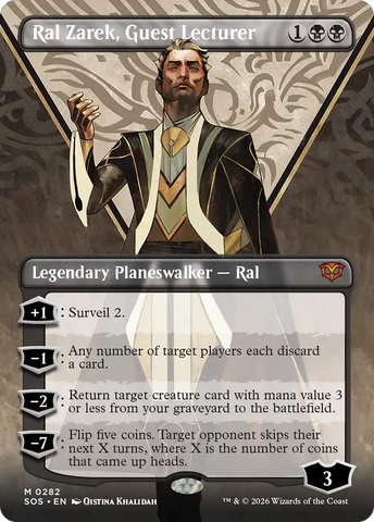 Ral Zarek, Guest Lecturer (Borderless) [Secrets of Strixhaven]