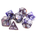 Die Hard Dice RPG Polyhedral Dice Set - Copper and Purple Alloy [7ct]