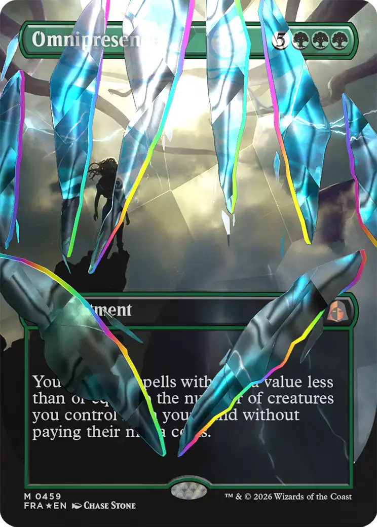 Omnipresence (Borderless) (Facet Foil) (0459) [Reality Fracture]