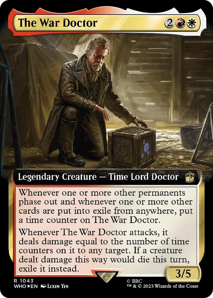 The War Doctor (Extended Art) (Surge Foil) [Doctor Who]