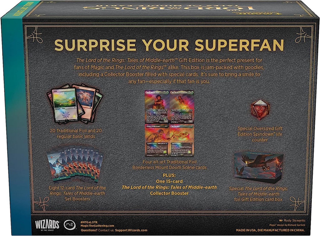 MTG The Lord of the Rings: Tales of Middle Earth - Bundle: Gift Editio MTG The Lord of the Rings: Tales of Middle Earth - Bundle: Gift Editio