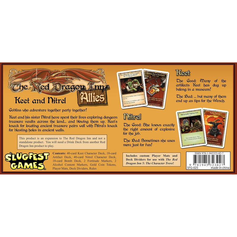 Red Dragon Inn: Allies - Keet & Nitrel [Expansion]