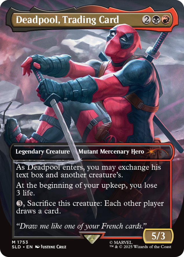 MTG Secret Lair: April Pool's Day - Marvel's Deadpool [WPN Store Exclusive]