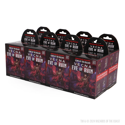 Dungeons & Dragons: Icons of the Realms Set 32 Vecna Eve of Ruin Booster Brick (8-Boosters)