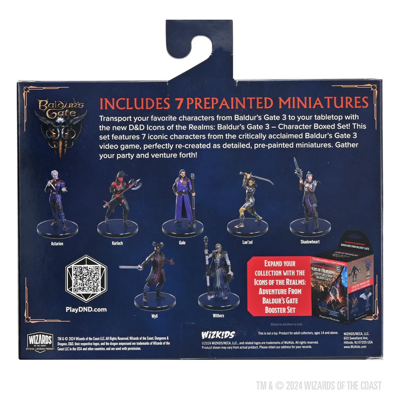 D&D Icons of the Realms: Baldur's Gate 3 - Character Box Set