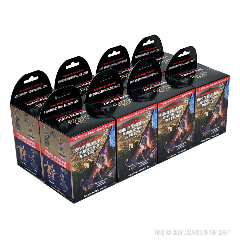 D&D Icons of the Realms | Adventures from Baldur's Gate Booster Brick (8pc.)