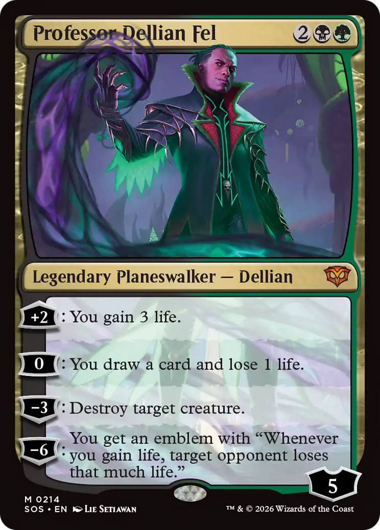 Professor Dellian Fel [Secrets of Strixhaven]