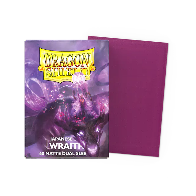 Dragon Shield Dual Matte Sleeve - Wraith 60ct (Japanese Size)