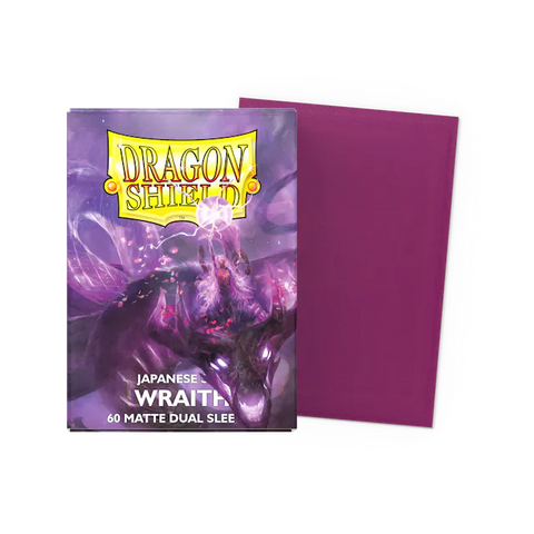 Dragon Shield Dual Matte Sleeve - Wraith 60ct (Japanese Size)