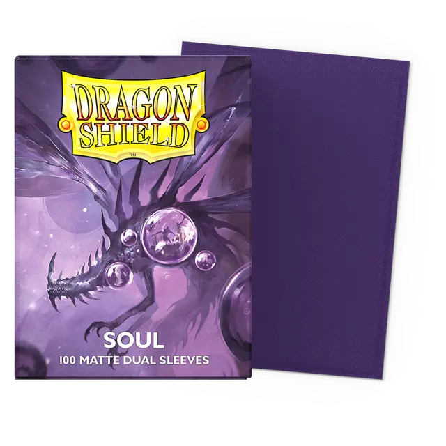 Dragon Shield Matte Dual Sleeves - Soul [100ct Standard Size]