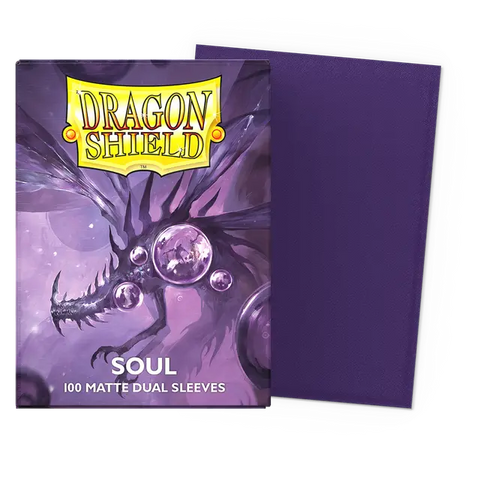 Dragon Shield Matte Dual Sleeves - Soul [100ct Standard Size]