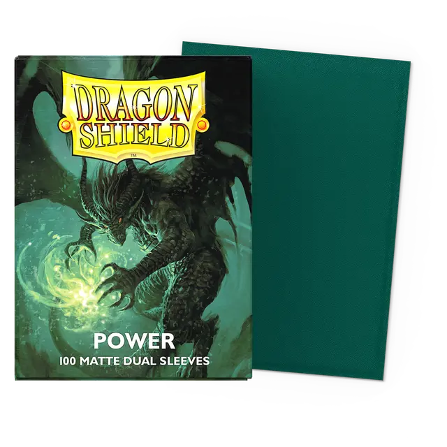 Dragon Shield Matte Dual Sleeves - Power [100ct Standard Size]