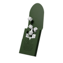 Dragon Shield Cube Shell - Forest Green [8ct]