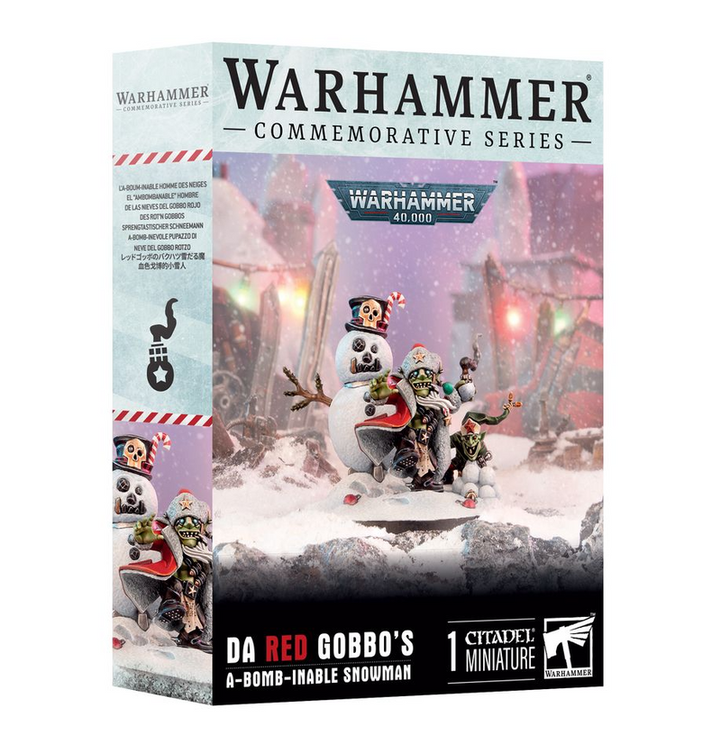 Da Red Gobbo's A-Bomb-Inable Snowman (PREORDER 11/16)