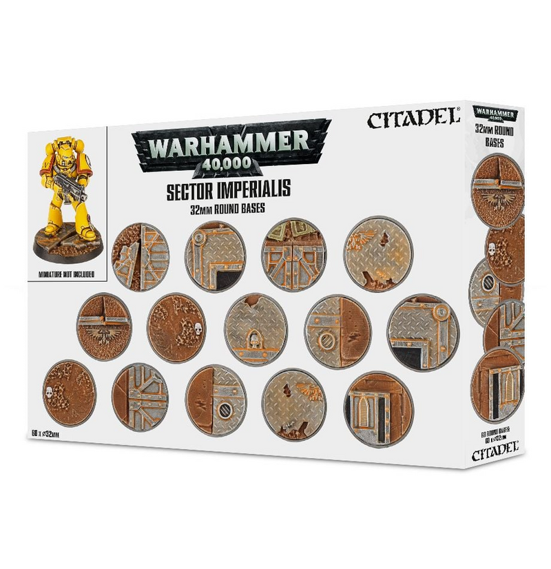 Sector Imperialis 32mm Round Bases [60ct]