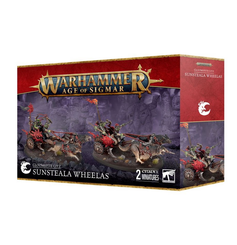 Gloomspite Gitz Sunsteala Wheelas (PREORDER 03/22/25)