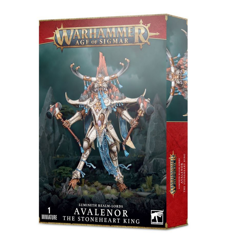 Lumineth Realm-lords Avalenor, the Stoneheart King / Alarith, Spirit of the Mountain