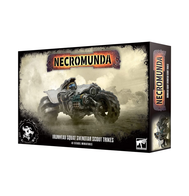 Necromunda | Ironhead Squat Svenotar Scout Trikes (PREORDER 01/11/25)