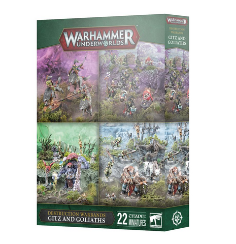 Warhammer Underworlds Destruction Warbands Gitz and Goliaths