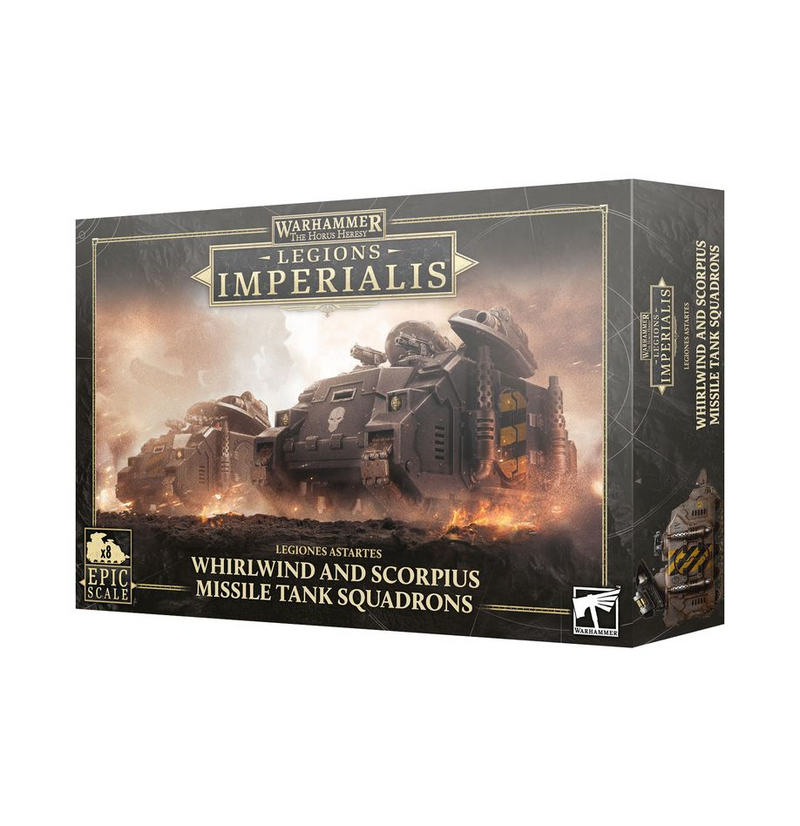 Legiones Astartes Whirlwind and Scorpius Missile Tank Squadrons | Legions Imperialis [Warhammer: The Horus Heresy]