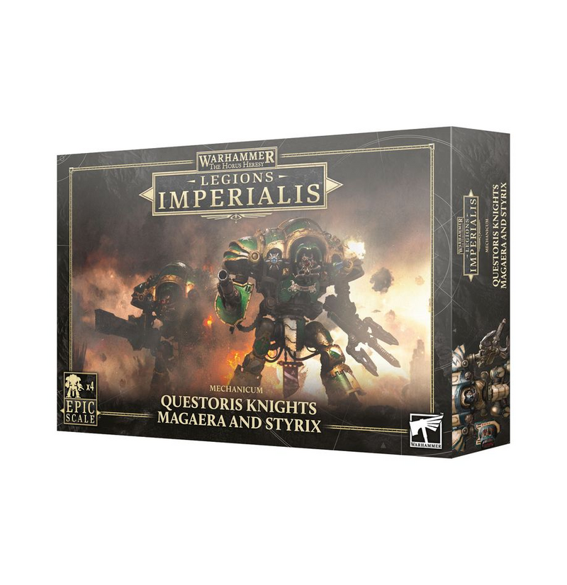 Mechanicum Questoris Knights Magaera and Styrix | Legions Imperialis [Warhammer: The Horus Heresy]