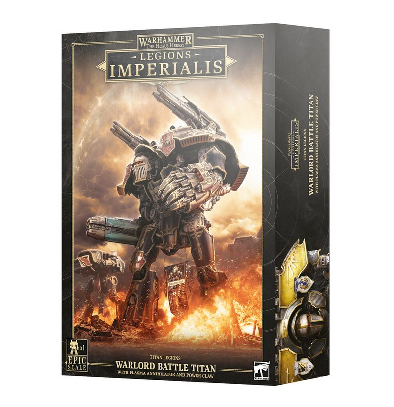Legions Imperialis | Warlord Battle Titan with Plasma Annihilator and Powerclaw