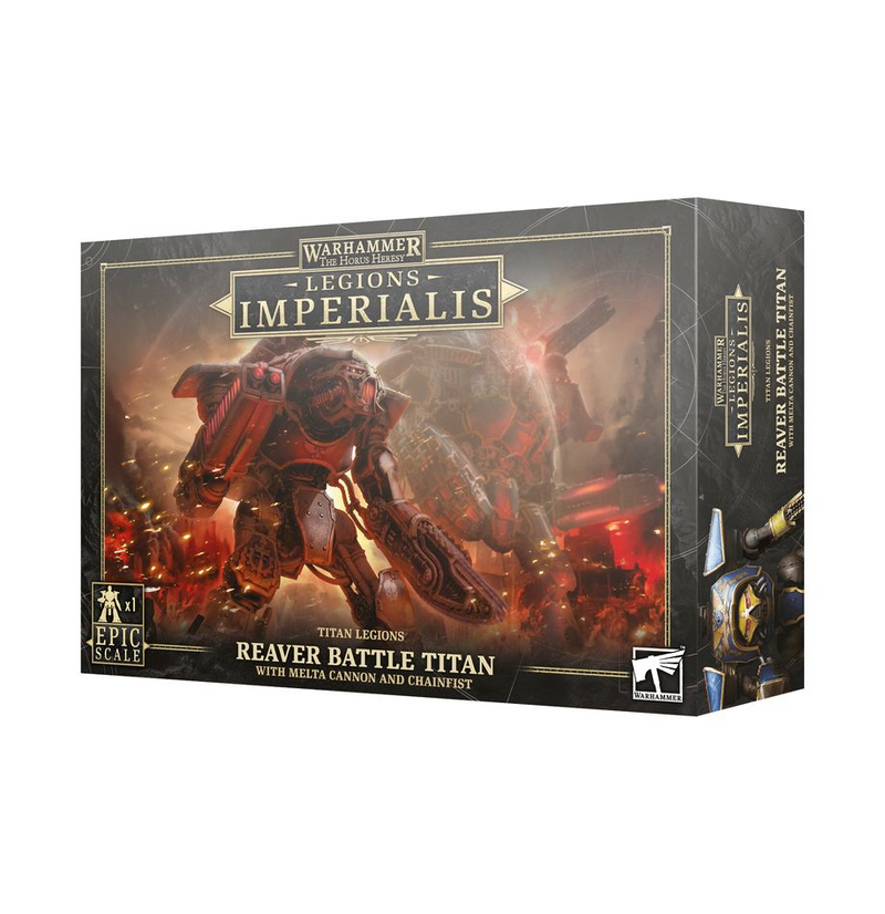 Legions Imperialis | Titan Legions Reaver Battle Titan with Melta Cannon and Chainfist