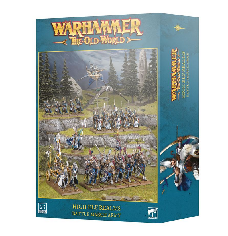 The Old World High Elf Realms Battle March Army (PRESALE 09/12)