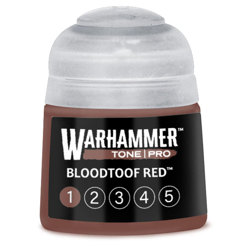 Warhammer Tone Pro Paint: Bloodtoof Red 1 [12ml] (PRESALE 10/24)