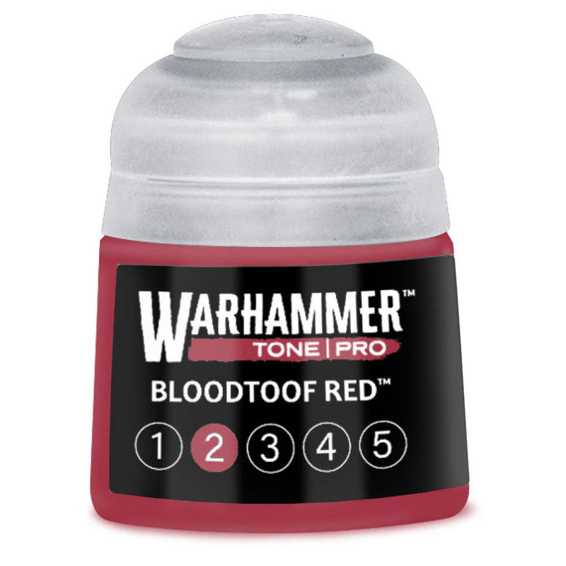 Warhammer Tone Pro Paint: Bloodtoof Red 2 [12ml] (PRESALE 10/24)
