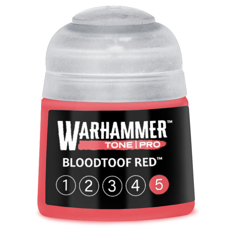 Warhammer Tone Pro Paint: Bloodtoof Red 5 [12ml] (PRESALE 10/24)